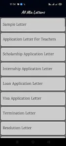 Letter & Application Writing screenshot 3