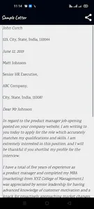 Letter & Application Writing screenshot 6