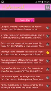 Lettre D'amour - SMS Romantiqu screenshot 3