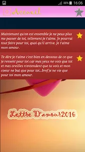 Lettre D'amour - SMS Romantiqu screenshot 4