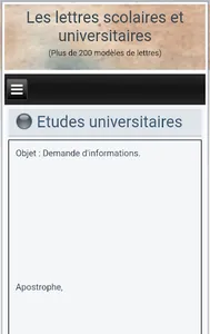 Les lettres  scolaires et univ screenshot 3