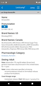 Lexicomp screenshot 2