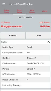 Lexis DeedTracker screenshot 2