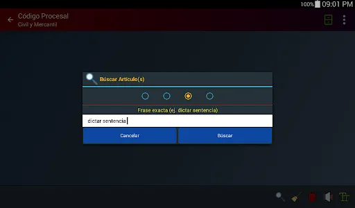 Código Procesal Civil y Mercan screenshot 16