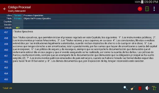 Código Procesal Civil y Mercan screenshot 9