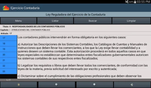 Ley Reguladora Ejercicio Conta screenshot 11