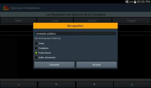 Ley Reguladora Ejercicio Conta screenshot 12