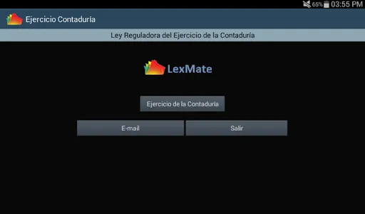 Ley Reguladora Ejercicio Conta screenshot 14