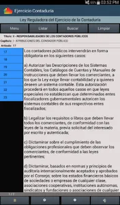 Ley Reguladora Ejercicio Conta screenshot 3