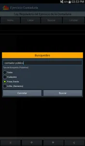 Ley Reguladora Ejercicio Conta screenshot 4