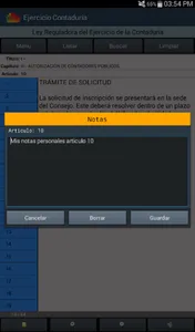 Ley Reguladora Ejercicio Conta screenshot 6