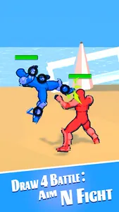 Draw 4 Battle: Aim N Fight screenshot 0