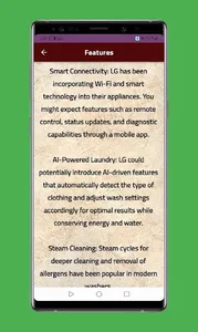 LG washer : guide screenshot 1