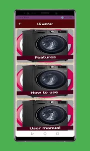 LG washer : guide screenshot 2