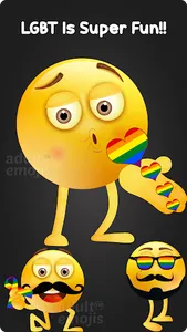 LGBT Emoji Sticker Keyboard screenshot 1