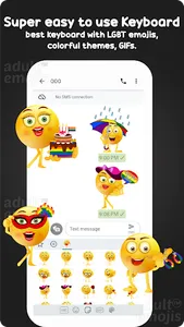 LGBT Emoji Sticker Keyboard screenshot 3