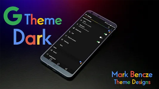 G Theme Dark for LG G6 screenshot 2