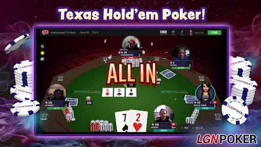 LGN Poker - Texas Hold'em screenshot 1