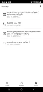 QR code reader screenshot 2