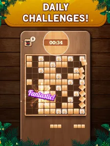 Wooden 100 Block Puzzle Game screenshot 16