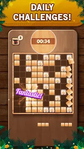 Wooden 100 Block Puzzle Game screenshot 2