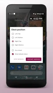 TvClock overlay floating digit screenshot 0