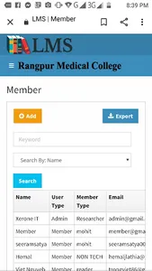 Library Management System Rang screenshot 6