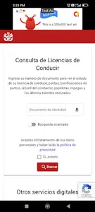 Consulta Licencias - MTC screenshot 1
