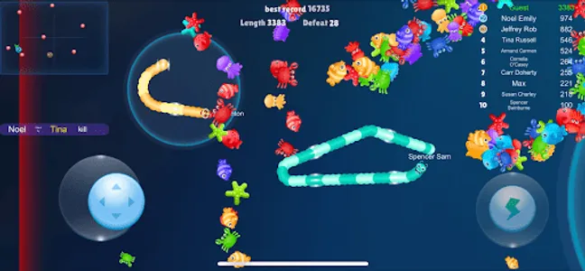 Snake Slither: Rivals io Game screenshot 10