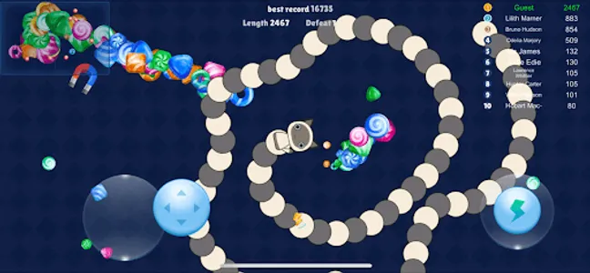 Snake Slither: Rivals io Game screenshot 19