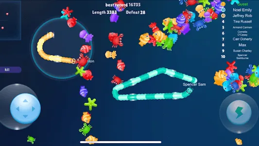 Snake Slither: Rivals io Game screenshot 26