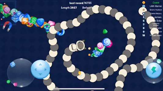 Snake Slither: Rivals io Game screenshot 27