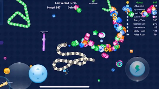 Snake Slither: Rivals io Game screenshot 29