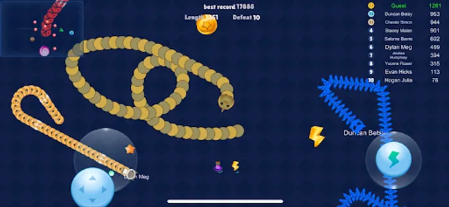 Snake Slither: Rivals io Game screenshot 4