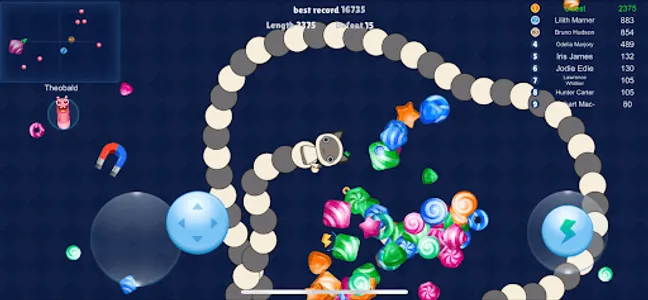 Snake Slither: Rivals io Game screenshot 8