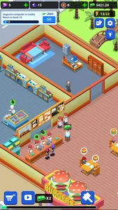 Burger & Pizza Idle Tycoon screenshot 1