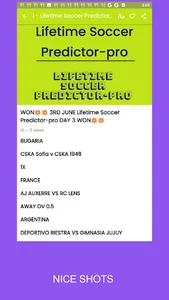 Lifetime Soccer Predictor-pro screenshot 4