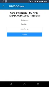 AU Results - AU COE Corner screenshot 1