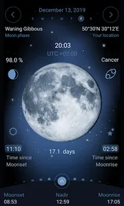 Deluxe Moon - Moon Calendar, P screenshot 0