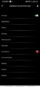 Lightbeam Courier Driver App screenshot 4