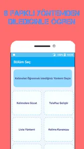İngilizce Kelime Öğrenme screenshot 1