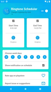 Ringtone Scheduler - Ringtone  screenshot 11