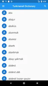 Turkmeneli Dictionary screenshot 0