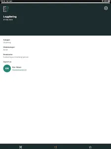 LILO digital loggbok screenshot 12