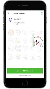 Animated Mozzi WAStickerApps screenshot 3