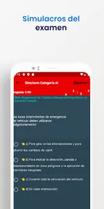 Simulacros Examen MTC PERU screenshot 1