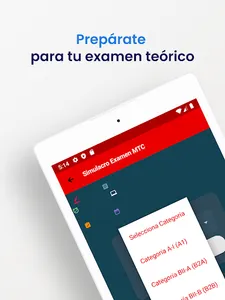 Simulacros Examen MTC PERU screenshot 7