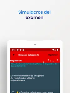 Simulacros Examen MTC PERU screenshot 8