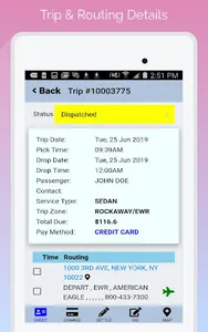 LimoWiz Driver App (LWD) screenshot 2