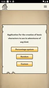 RPG Role character generator screenshot 0